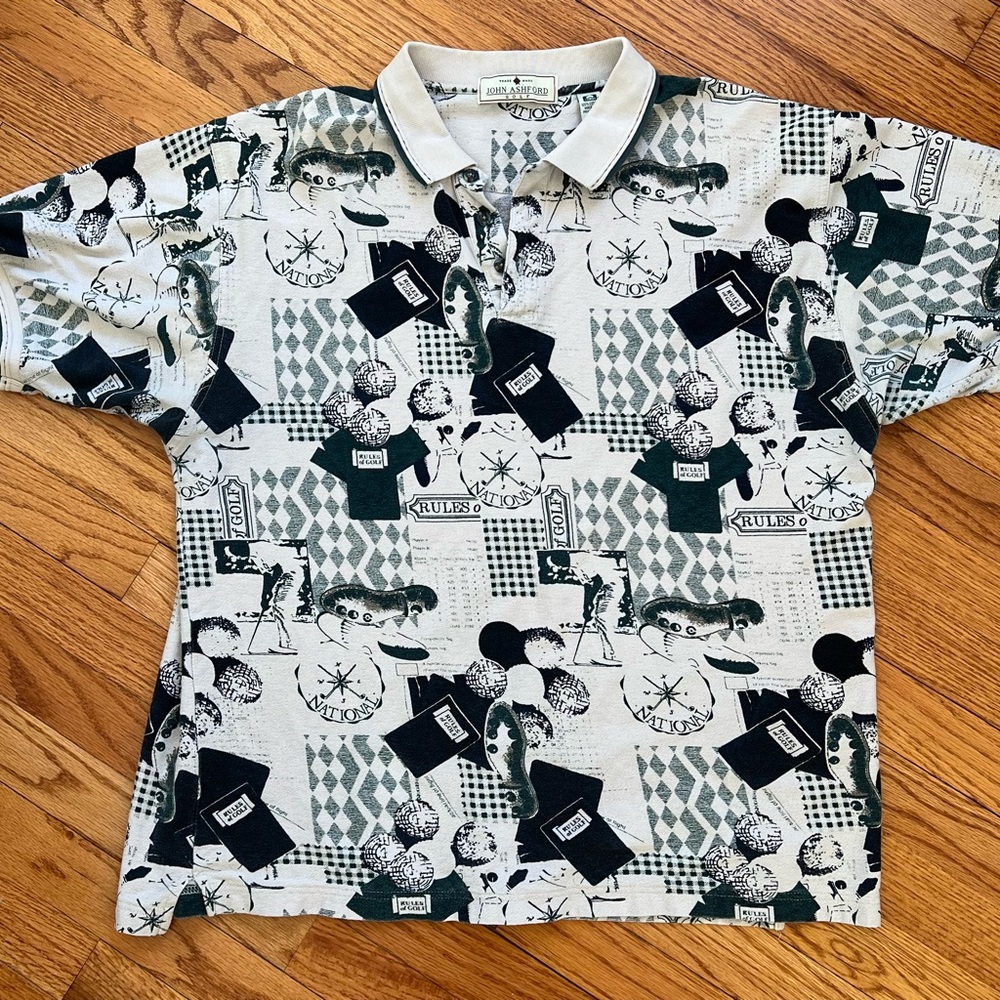 John Ashford Vintage Golf Polo